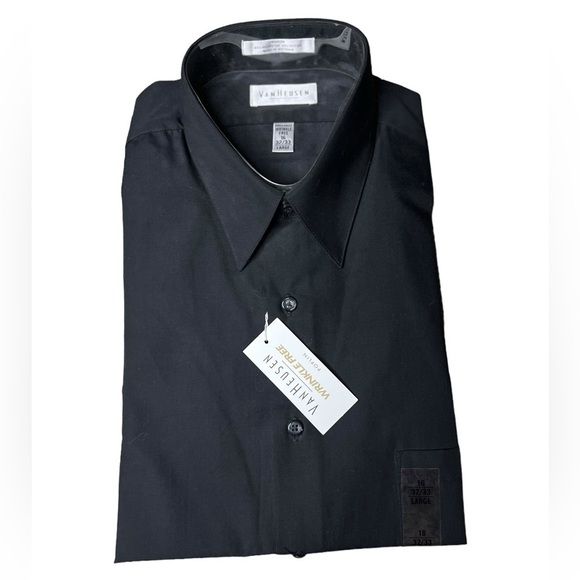 Van Heusen Poplin Dress Shirt Wrinkle Free NWT - Picture 1 of 4
